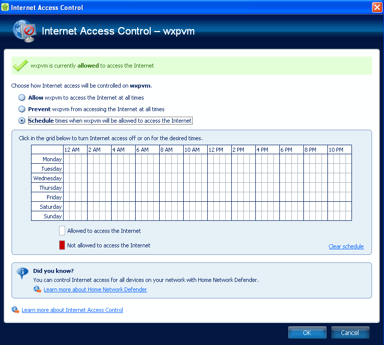 CNM_SetupAccessTimes Setup Access Times