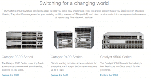 Catalyst 9k line from Cisco.com