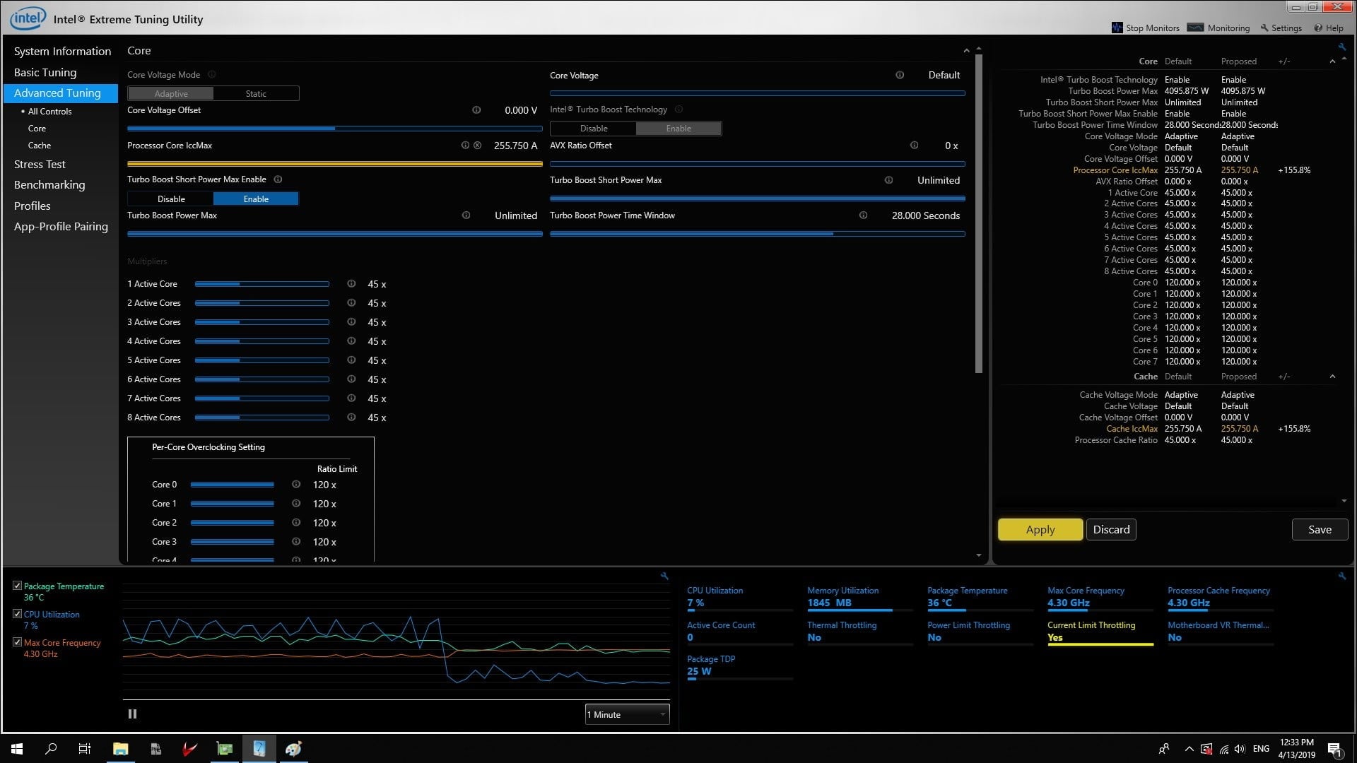 Intel XTU