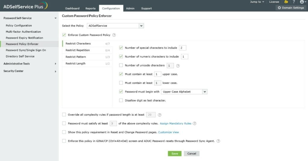 ManageEngine ADSelfService Plus