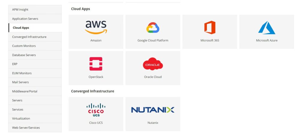 ManageEngine APM Cloud Apps Monitoring