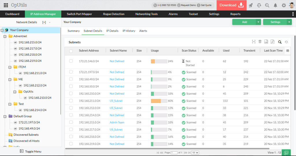 ManageEngine OpUtils