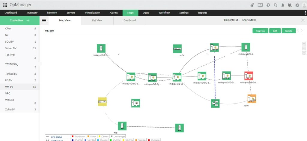 ManageEngine OpManager Network Devices