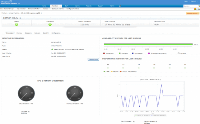 ManageEngine Application manager