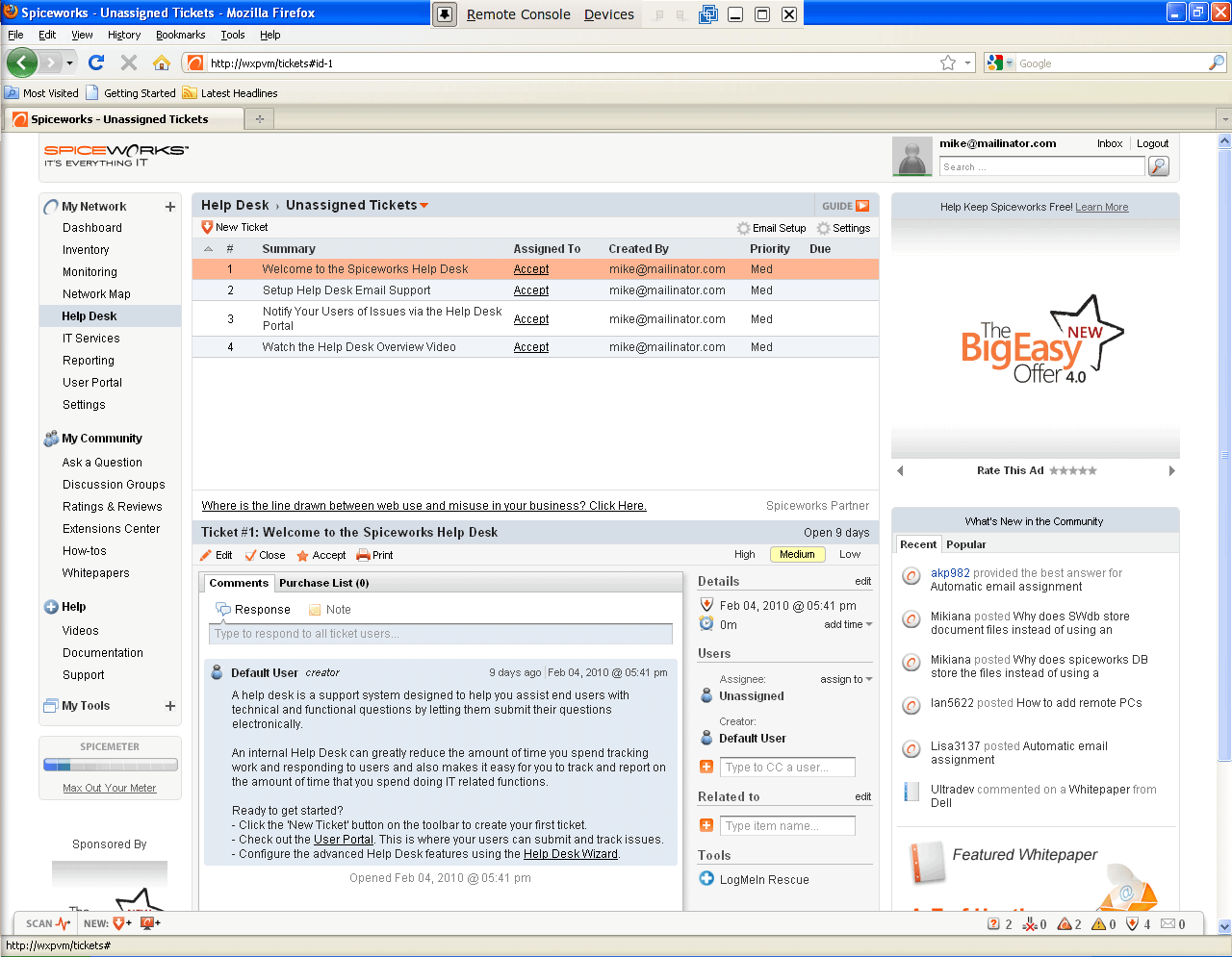 spiceworks download free helpdesk software spiceworks download free helpdesk software