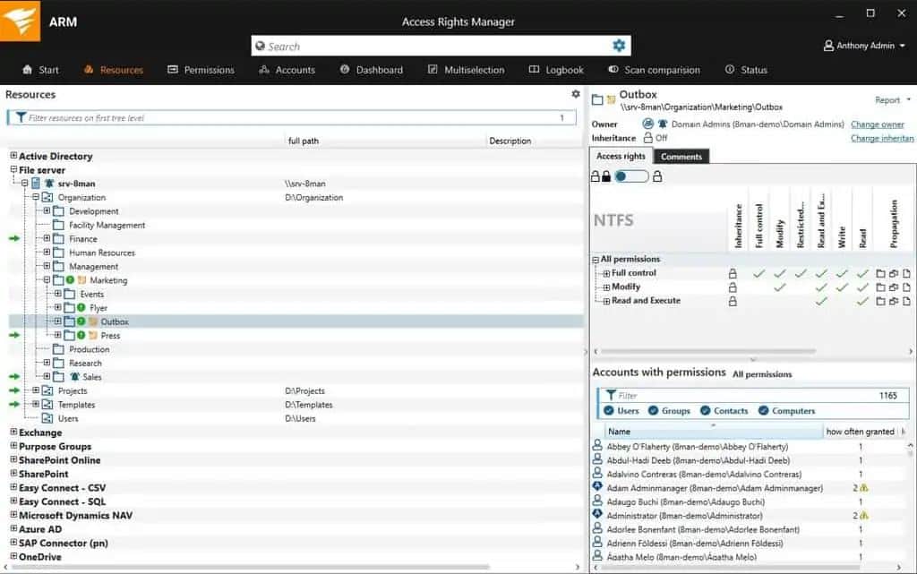 SolarWinds Access Rights Manager