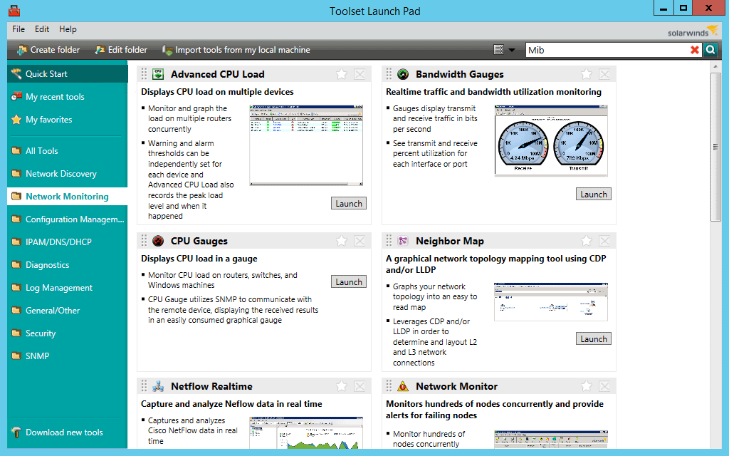 SolarWinds CPU Monitor