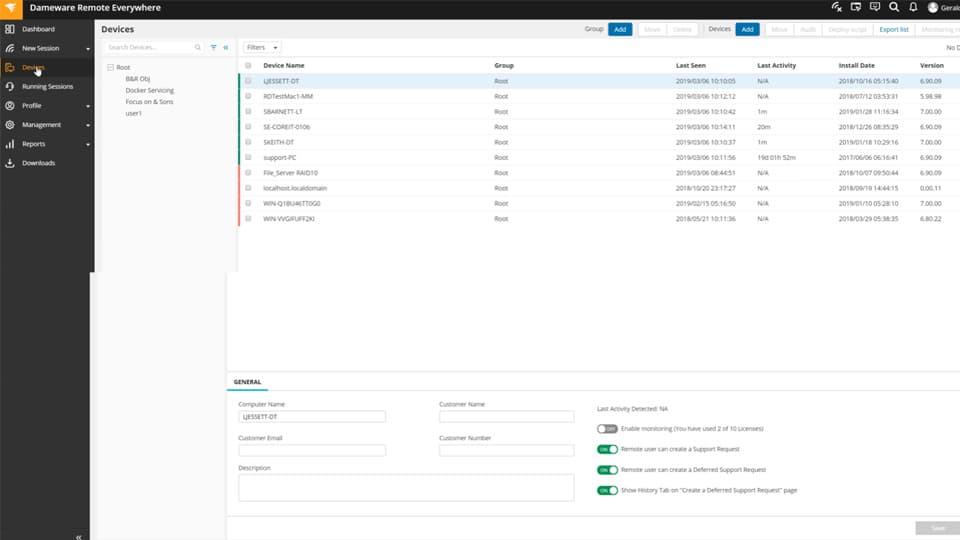 SolarWinds Dameware Remote Everywhere