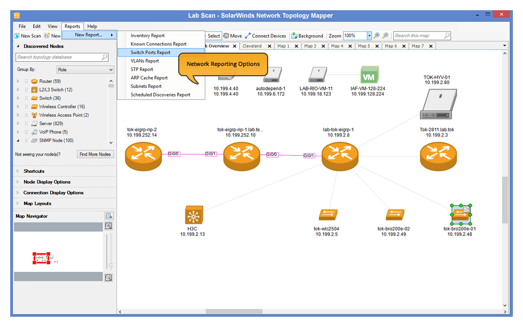SolarWinds Network Topology Mapper