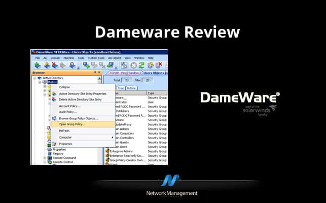 Dameware Review 2020 Remote Control Access For Your Help Desk