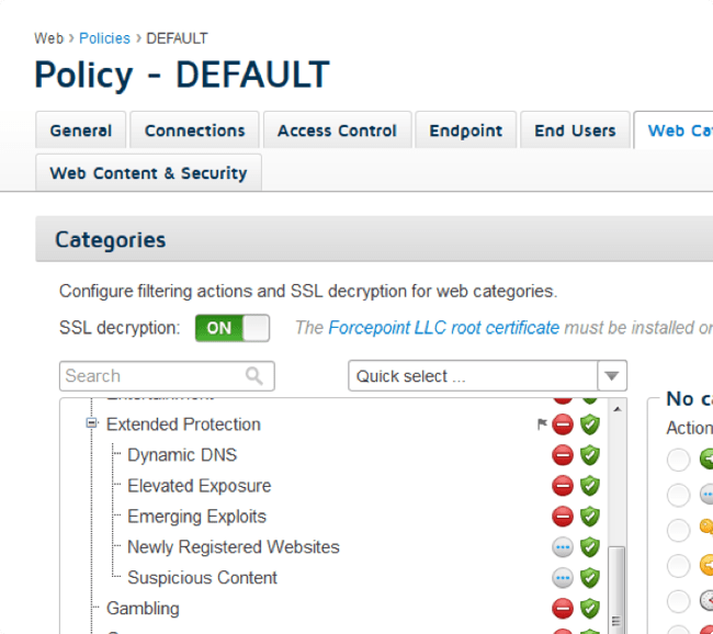 Forcepoint Web Security
