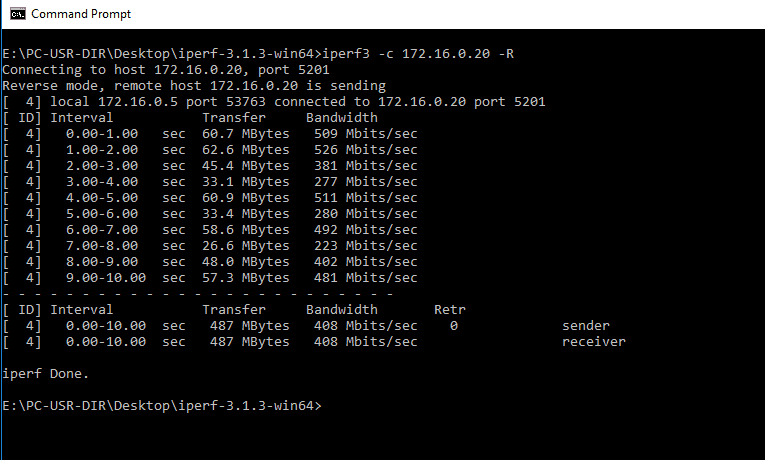 iPerf3