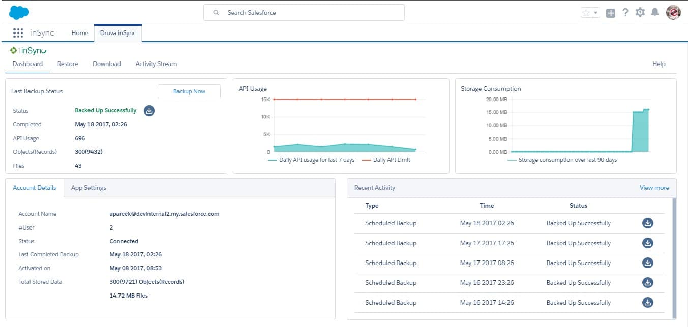 inSync Data Backup