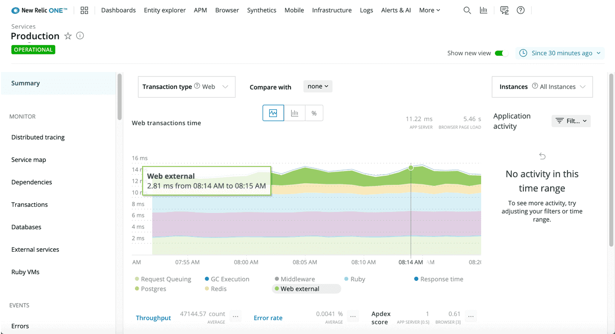 New Relic APM