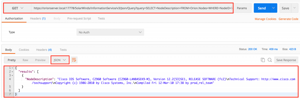 SolarWinds Orion API & SDK - Getting Started
