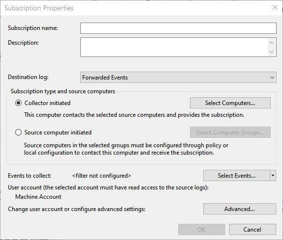 subscription properties